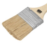 Кисть плоская 50 мм, натуральная щетина, деревянная ручка Сибртех