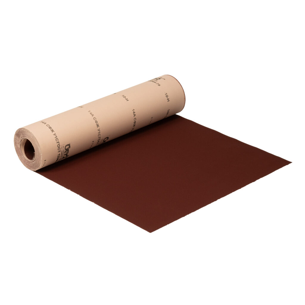 Шкурка на тканевой основе, зернистость № 10, 800 мм х 30 м, "БАЗ"