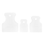 Набор шпателей 40-60-80 мм, белая резина, 3 шт Matrix