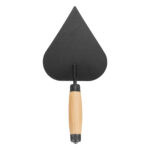 Кельма штукатура стальная, деревянная усиленная ручка