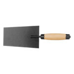 Кельма отделочника, стальная, деревянная усиленная ручка