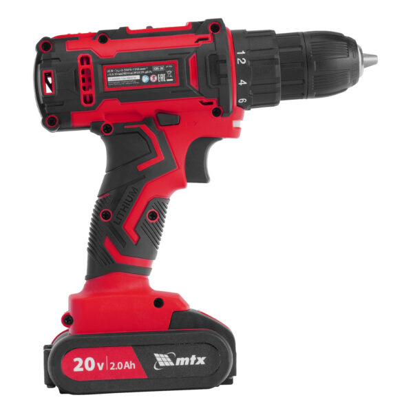 Дрель-шуруповерт аккумуляторная CDS-20, Li-Ion, 20 В// MTX