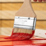 Кисть плоская "Стандарт" 3" (75 мм) натуральная щетина, деревянная ручка MTX — изображение 8