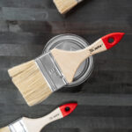 Кисть плоская "Стандарт" 3" (75 мм) натуральная щетина, деревянная ручка MTX — изображение 5