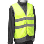 Жилет сигнальный, желтый, размер XXL Сибртех — изображение 2