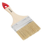 Кисть плоская "Стандарт" 4" (100 мм) натуральная щетина, деревянная ручка MTX