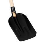 Лопата совковая, 230х280х1400 мм, ребра жесткости, деревянный черенок — изображение 4