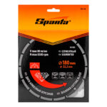 Диск алмазный, отрезной сегментный, 180 х 22.2 мм, сухая резка Sparta — изображение 6