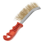 Щетка металлическая латунированная, пластиковая ручка Matrix — изображение 3