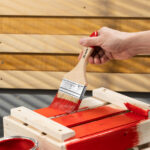 Кисть плоская "Стандарт" 3" (75 мм) натуральная щетина, деревянная ручка MTX — изображение 7