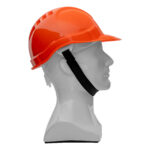 Каска защитная из ударопрочной пластмассы, оранжевая Сибртех — изображение 4