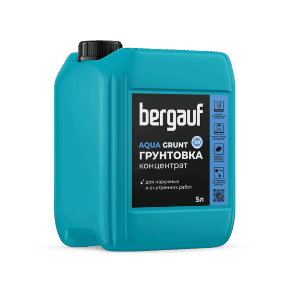 Грунтовка-концентрат Bergauf Aqua grunt, 10 л — изображение 1