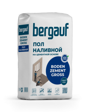 Наливной пол Bergauf Boden zement gross, 25 кг