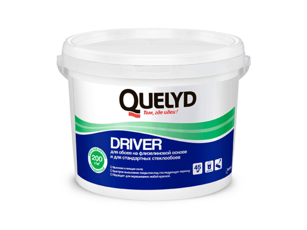 Quelyd Driver готовый клей для стеклообоев — изображение 1