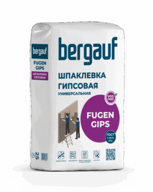 Шпаклёвка гипсовая Bergauf Fugen gips, 5 кг