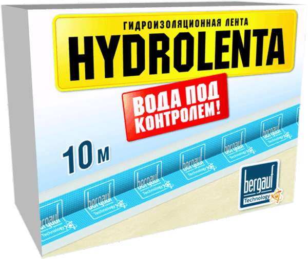 Гидроизоляционная лента Bergauf Hydrolenta, 10 м — изображение 1