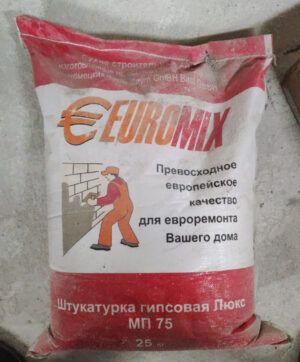 Euromix гипсовая люкс, 25 кг