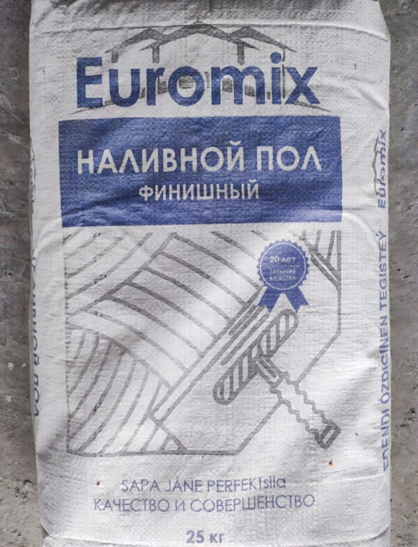 Euromix наливной пол финишный, 25 кг — изображение 1