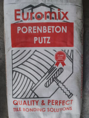 Euromix штукатурка по газобетонну, 25 кг