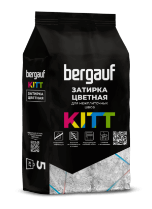 Затрика серая/белая Bergauf Kitt, 2 кг