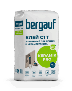 Клей плиточный Bergauf Keramik pro, 5 кг