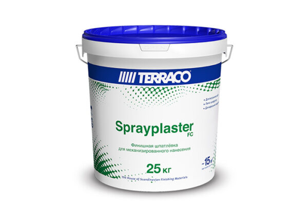Шпатлевка "Terraco Sprayplaster FC", 25 кг — изображение 1