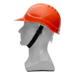 Каска защитная из ударопрочной пластмассы, оранжевая Сибртех — изображение 3
