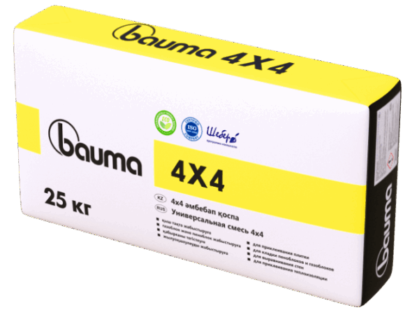 Bauma 4Х4 универсальная цементная смесь, 25 кг — изображение 1