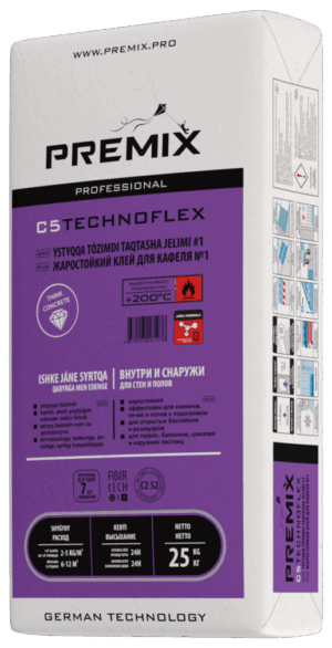 C5 Technoflex клей для печь, 25 кг