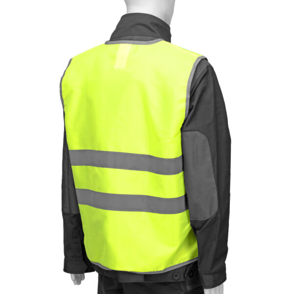 Жилет сигнальный, желтый, размер XXL Сибртех — изображение 5