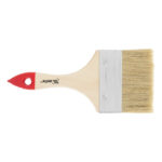 Кисть плоская "Стандарт" 4" (100 мм) натуральная щетина, деревянная ручка MTX — изображение 2