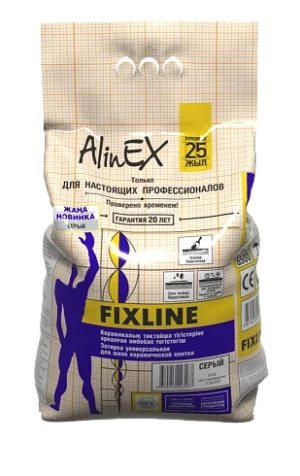 Затирка AlinEX FIXLINE, Белый, 25 кг