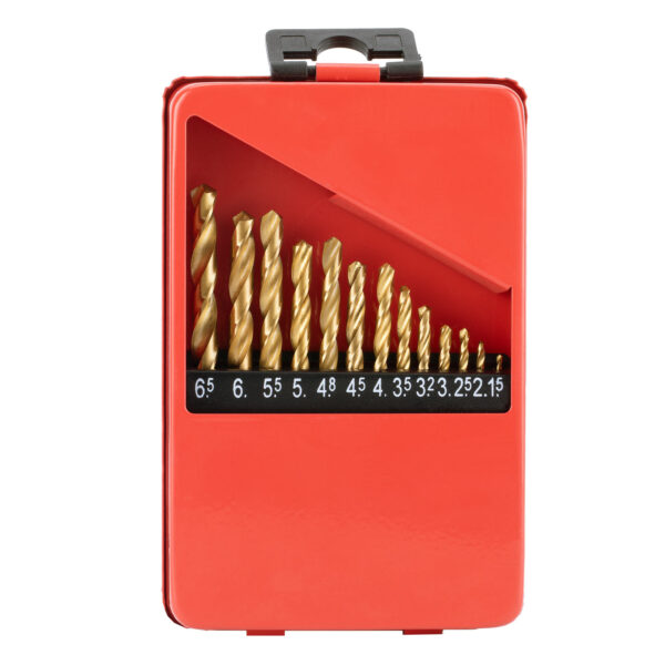 Набор нитридтитан. сверл по металлу, 1.5-6.5 мм НSS 13 шт Matrix — изображение 4