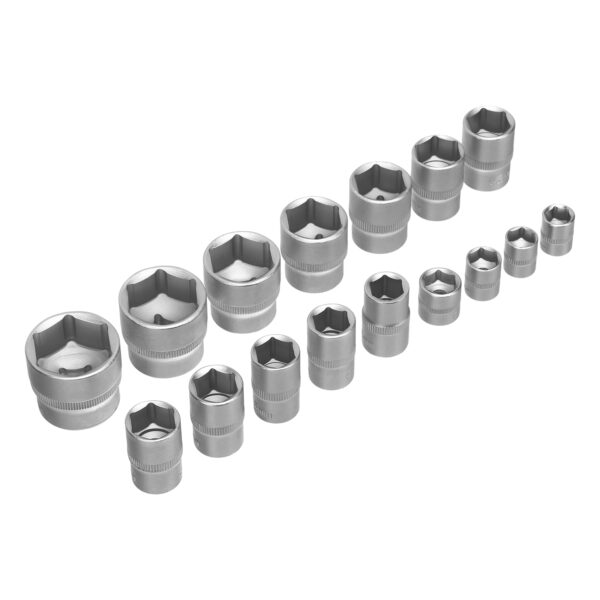 Набор инструментов, 1/2", 1/4", пластиковый кейс 89 предметов Сибртех — изображение 6