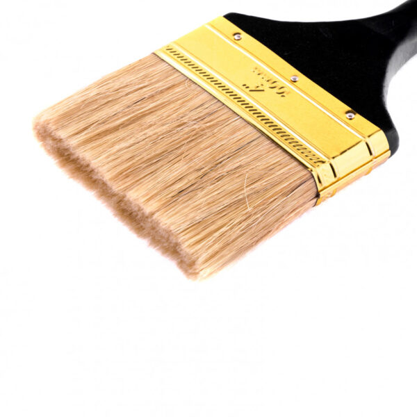 Кисть плоская "Профи" 4", натуральная щетина, деревянная ручка MTX — изображение 2
