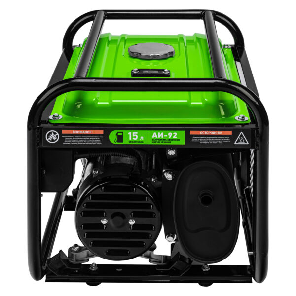 Генератор бензиновый БС-2800, 2.5 кВт, 230В, четырехтактный, 15 л, ручной стартер Сибртех — изображение 5