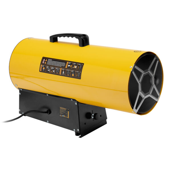 Газовая тепловая пушка GHG-50, 50 кВт, 1400 м3/ч, пропан-бутан Denzel — изображение 2