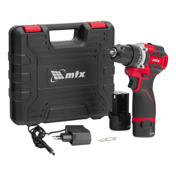 Дрель-шуруповерт аккумуляторная бесщет. CDB-BL-12, Li-Ion, 12 В MTX — изображение 1