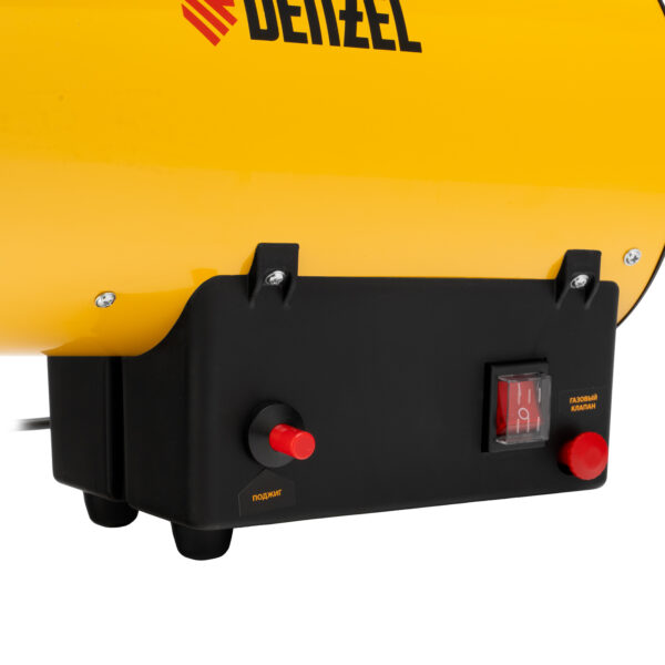 Газовая тепловая пушка GHG-15, 15 кВт, 500 м3/ч, пропан-бутан Denzel — изображение 9