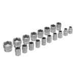 Набор инструментов, 1/2", 1/4", пластиковый кейс, 94 предмета Сибртех — изображение 5