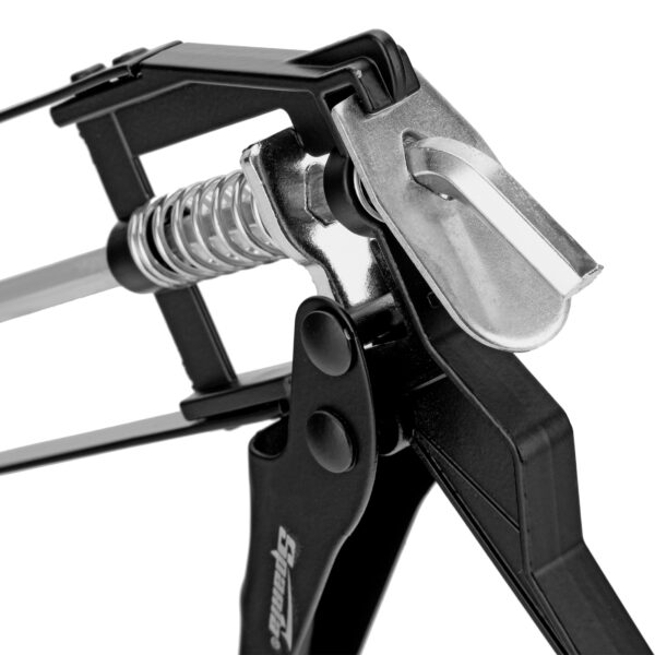 Пистолет для герметика, 310 мл, "скелетный", усиленный с фиксатором, шестигранный шток 7 мм Sparta — изображение 6