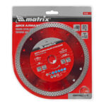 Диск алмазный, отрезной сплошной, 180 х 22.2 мм, сухая резка Matrix Professional — изображение 6