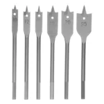 Набор сверл перовых по дереву, 10-12-16-18-20-25 мм, 6 шт, шестигранный хвостовик Сибртех