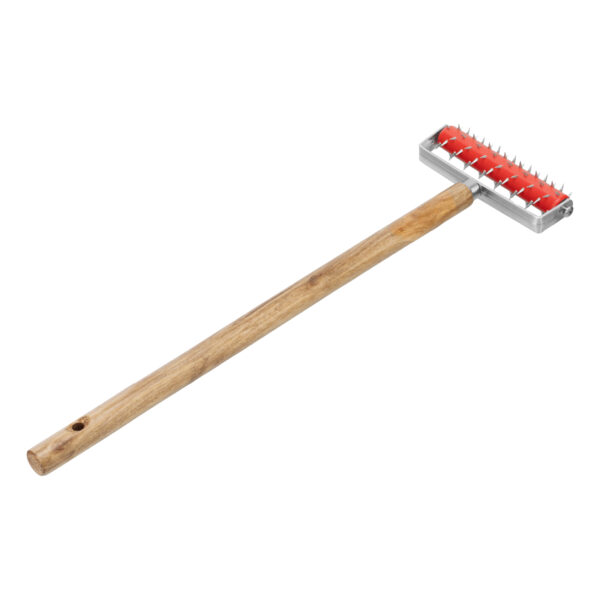 Валик для гипсокартона, 150 мм, игольчатый, деревянная ручка 500 мм MTX — изображение 2