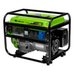 Генератор бензиновый БС-6500, 5.5 кВт, 230В, четырехтактный, 25 л, ручной стартер Сибртех — изображение 2