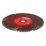 Диск алмазный, отрезной сегментный с защитными сект, 230 х 22.2 мм, сухая резка Matrix Professional — изображение 3