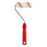 Мини-валик в сборе "Эмали", 110 мм, ворс 12 мм, D 16 мм, D ручки 6 мм, полиамид, полиакрил Сибртех — изображение 3