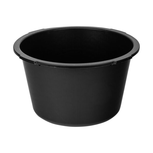 Таз круглый строительный, черный, 30 л, Сибртех — изображение 1