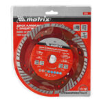 Диск алмазный, отрезной сегментный с защитными сект, 180 х 22.2 мм, сухая резка Matrix Professional — изображение 6