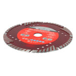 Диск алмазный, отрезной сегментный с защитными сект, 180 х 22.2 мм, сухая резка Matrix Professional — изображение 3